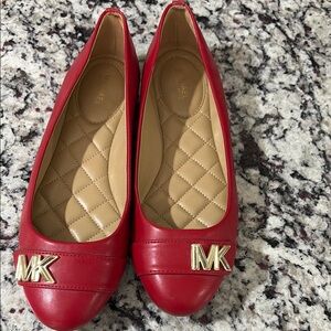 Michael Kors Red Women's Flats